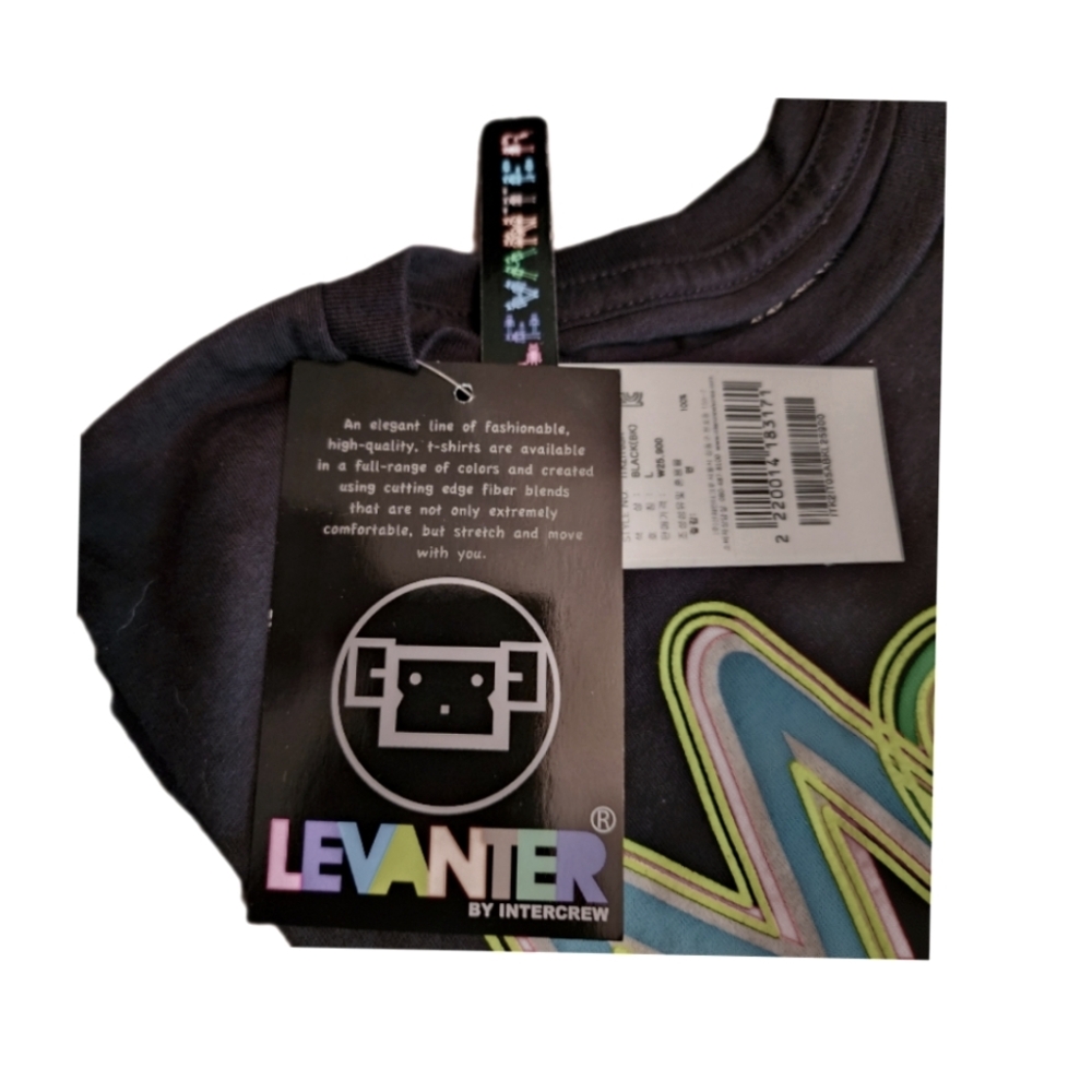 Levanter F***N Monday T-Shirt Black & Multicolor Size L - Picture 6 of 11